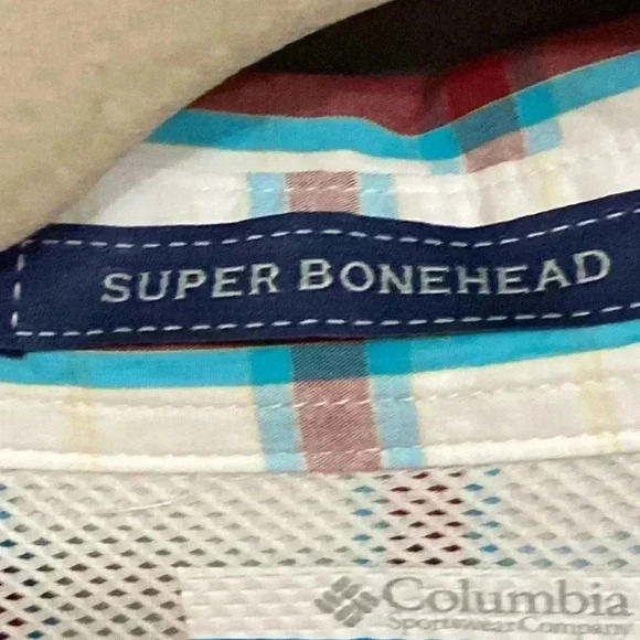 COLUMBIA PFG SUPER BONEHEAD MENS SIZE 2 XL LONG SLEEVE COTTON SHIRT AIR VENT - Picture 7 of 13